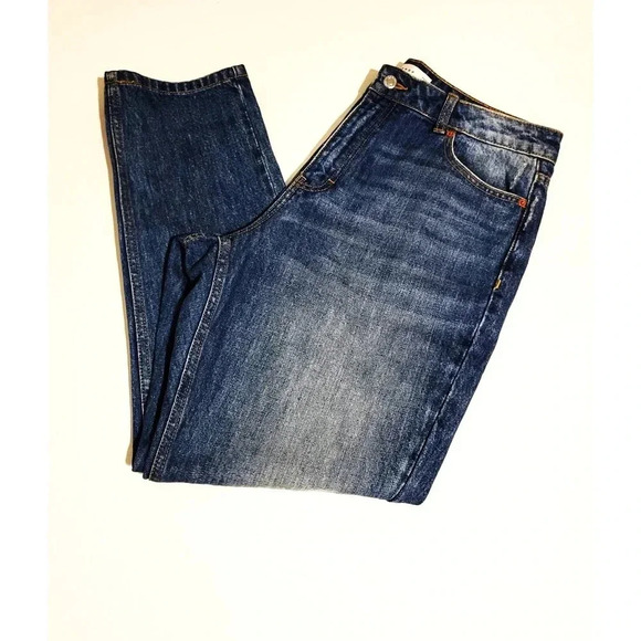 Topshop Denim - Topshop Mom jeans in authentic blue-Blues 34X30